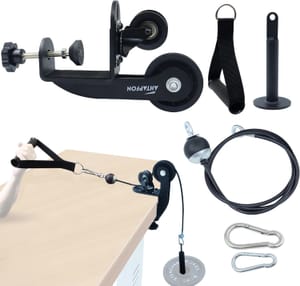 Arm Wrestling Training Table with Pulley Cable System, 65kg