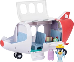 Bluey Adventure Plane with Pilot Figure and Accessories