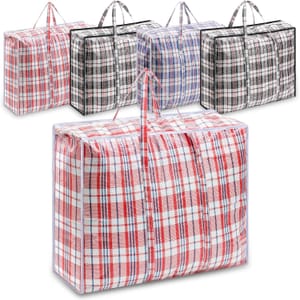 5-Pack XL Laundry Storage Bags with Zip 60x50x18 Cm