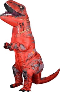 Rafalacy Inflatable T-Rex Dinosaur Costume for Adults