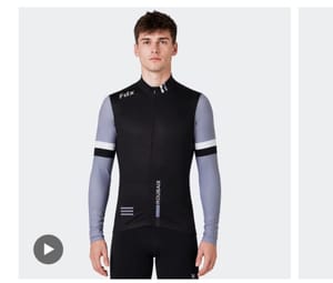 FDX Mens Limited Cycling Jersey Thermal Full Sleeve Bike Top