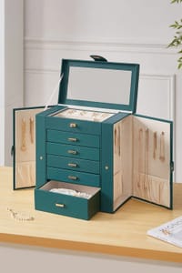 Box for Storage and Display with Big Mirror
