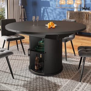 Extendable round Dining Table