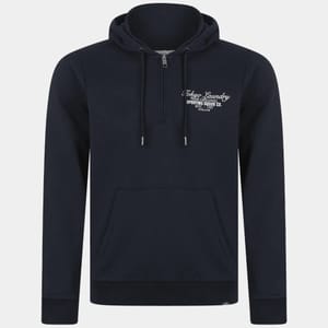 Mens Tokyo Laundry 1/4 Zip Hoodie