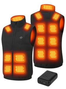 Gokozy Heated Gilet for Men with 12V 20,000mAh Battery