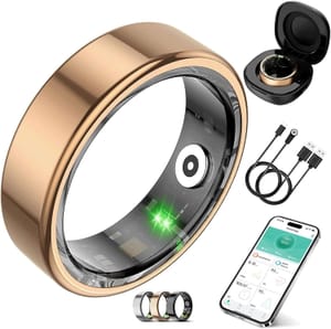 Smart Ring for Women Men,Fitness Tracker Ring with Heart Rate,