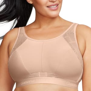 Glamorise No-Sweat Mesh Sports Wirefree Bra