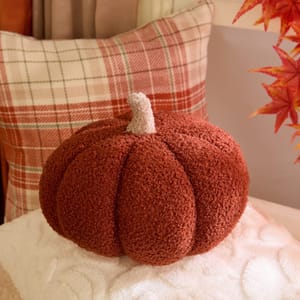 OHS Boucle Autumn Pumpkin Cushion