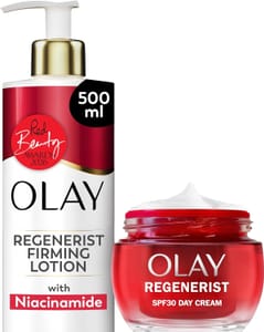 Olay Niacinamide Bundle: Body Lotion 500ml + SPF30 Day Cream