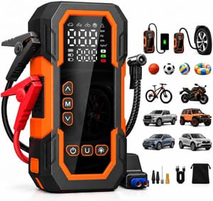 6000A Jump Starter Power Pack, Petrol & Diesel Compatible