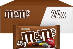 M&M'S Milk Chocolate Bitesize Sweets Multipack Box 24x45g - £13.50 S&S