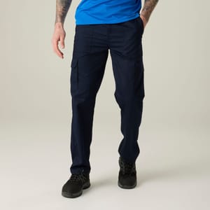 Men's Essential Cargo Trousers Navy