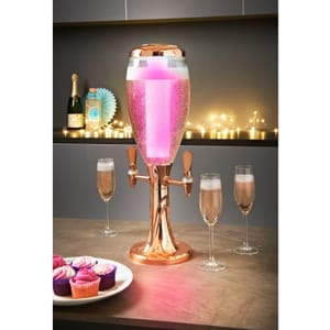 Big Chill Wine & Prosecco Tower with LED Light 3L