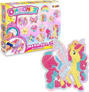 Diamond Painting Kit: 12 Designs, 17 Colors for All Ages