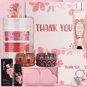 Pearshek 9 Piece Rose Pamper Gift Set