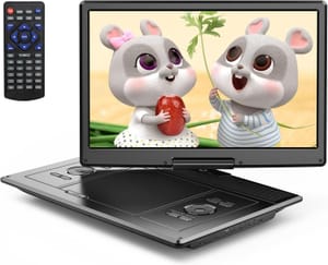 Yoton 16.9" Portable DVD Player, 14.1" HD Screen, Elderly-Friendly, 6H