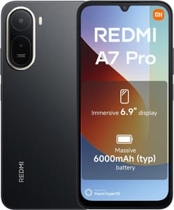 Xiaomi Redmi A7 Pro Smartphone 4+64GB Black 6.9" Display