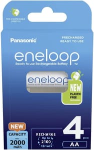 Eneloop AA Rechargeable Batteries 4-Pack 2000 mAh - £10.35 S&S