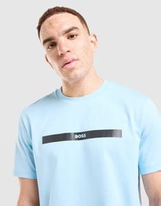 BOSS Chest Tape T-Shirt - Blue