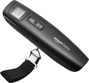 Amazon Basics Digital Luggage Scale with Tare, 110 Lb, Black - £2.75 S&S