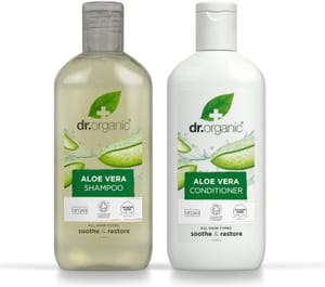 Dr Organic Aloe Vera Shampoo and Conditioner Travel Bag