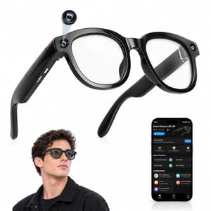 Hittriu AI Smart Glasses with 8MP Camera and Voice Assistant