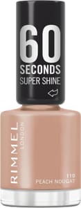 Rimmel 60 Seconds Super Shine Nail Polish Peach Nougat, 8ml - £1.80 S&S