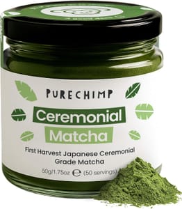 PureChimp Ceremonial Grade Matcha Powder 50g - £7.49 S&S Voucher