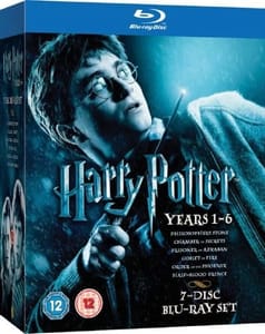 Harry Potter 1-6 Blu-Ray, Region Free