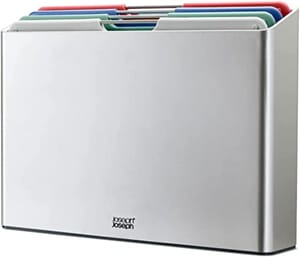 Joseph Joseph Folio Set of 4 Chopping Boards - Silver/Coast