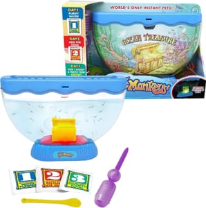 Sea Monkeys Ocean Treasure Aquarium with Light Educational Kit