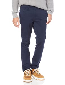 Amazon Essentials Men's Skinny-Fit Stretch Chino Trousers, Dark Navy, 40W/30L