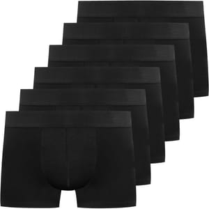 YouShow Men's Black Boxers - 6 Pack