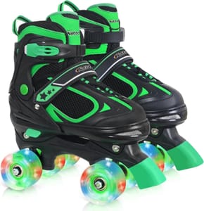 Kids Adjustable Roller Skates - Green
