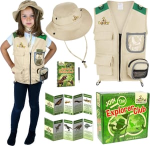 Kids Explorer Costume and Zookeeper Set, Green