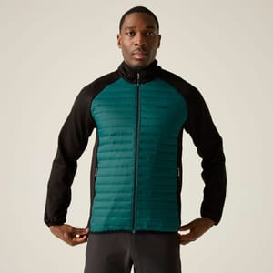 Regatta Clumber Hybrid Jacket - Mediterranea Green Black