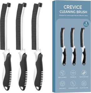 SetSail Crevice Cleaning Brush - Multifunctional Bathroom Kit, 3 Pcs