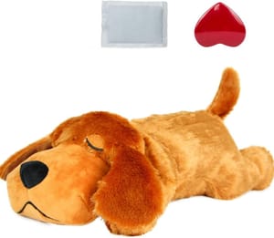 Vocheer Heartbeat Toy for Puppy - Calming Stuffed Animal