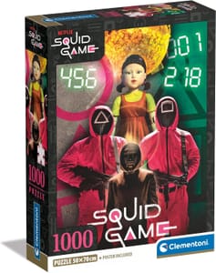Clementoni Squid Game Jigsaw Puzzle 1000 Pieces Poster Included
