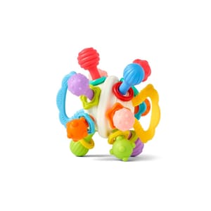 Nuby Twist Ball Teething Ring with Rattle for 3+ Months