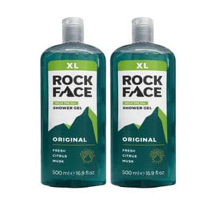Rock Face Shower Gel for Men, 500ml Citrus, Pack 2 - £5.70 S&S