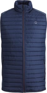 Jack & Jones Men's Jjemulti Bodywarmer Collarless Jacket Navy M