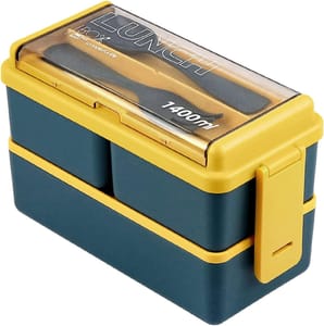 Lychico Bento Lunch Box with Cutlery, 1400ml