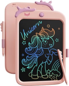 10-Inch LCD Writing Tablet Doodle Board with Lock Pink