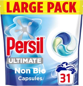 Persil Ultimate Stain Non-Bio Laundry Detergent Capsules 68 Washes - £5.49 S&S