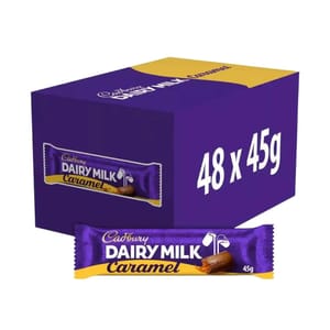Cadbury Dairy Milk Caramel Standard Bars - 48 X 45g
