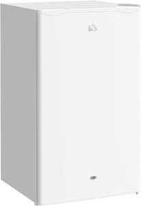 HOMCOM 91L Under-Counter Fridge with Lock, White