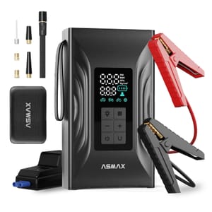 ASMAX T20 Jump Starter with Air Compressor, 3000A