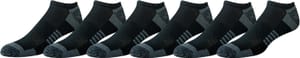 Amazon Essentials Mens Cushioned No-Show Socks - 6 Pairs - Black - 12-14