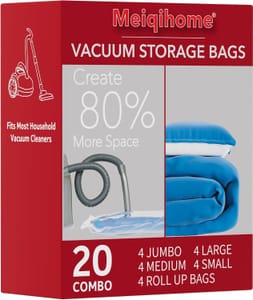 Vacuum Storage Bags 20 Pack - Mixed Sizes